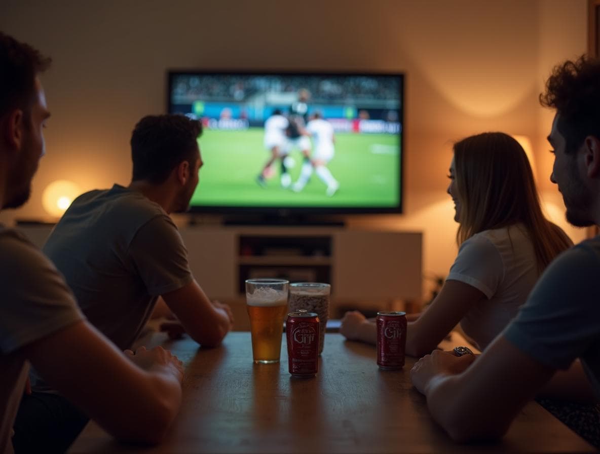 Friends watching